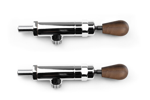 Umbauset Kipphebel für Lelit Mara, Bianca und Rocket Appartamento - ergonomisch Nuss (nicht aus eigener Produktion)